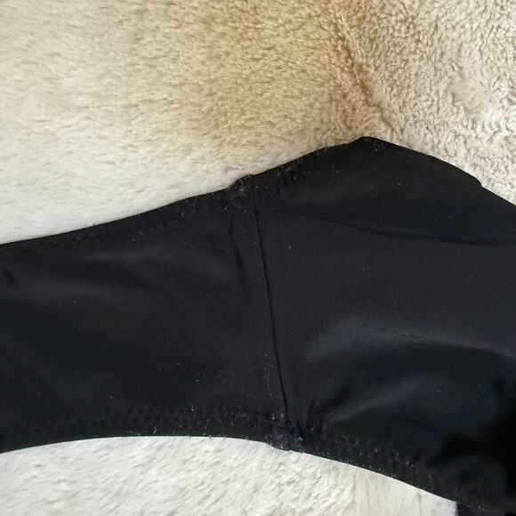 Red Carter One Piece Bathing Suit SZ 12 Open Criss Cross Back Boho Hippie Tribal - Picture 9 of 12